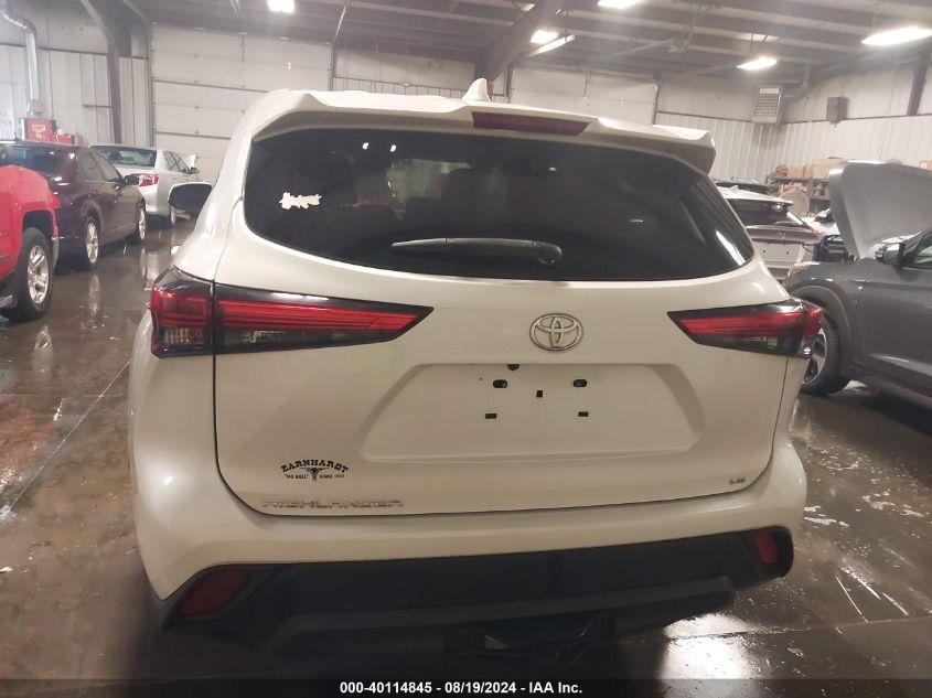 2021 Toyota Highlander Le VIN: 5TDZZRAH6MS050054 Lot: 40114845