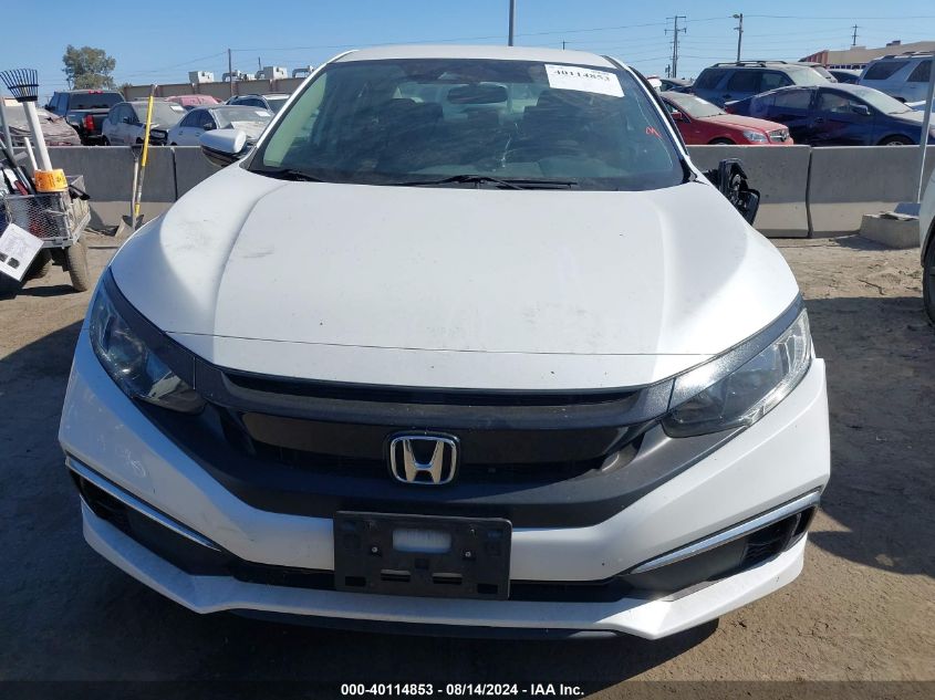 2019 Honda Civic Lx VIN: 19XFC2F6XKE208180 Lot: 40114853