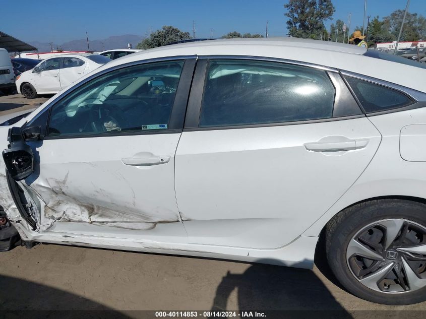 2019 Honda Civic Lx VIN: 19XFC2F6XKE208180 Lot: 40114853