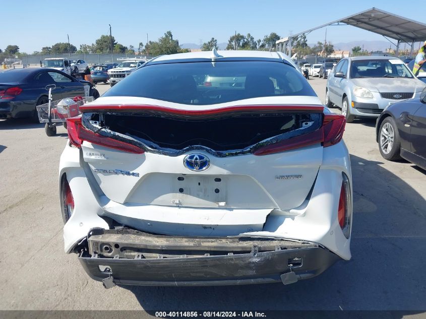 2020 Toyota Prius Prime Limited VIN: JTDKARFPXL3127968 Lot: 40114856