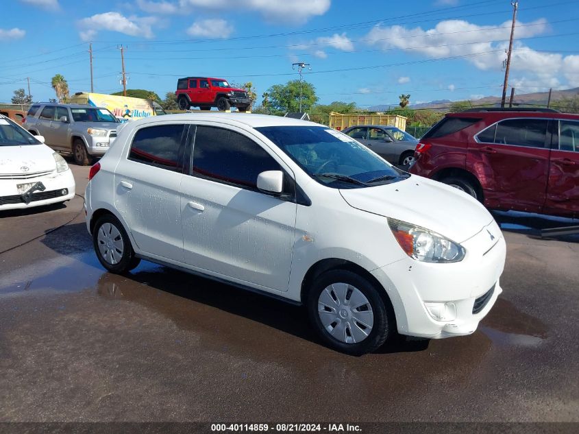 2015 Mitsubishi Mirage De/Rf VIN: ML32A3HJ4FH049851 Lot: 40114859