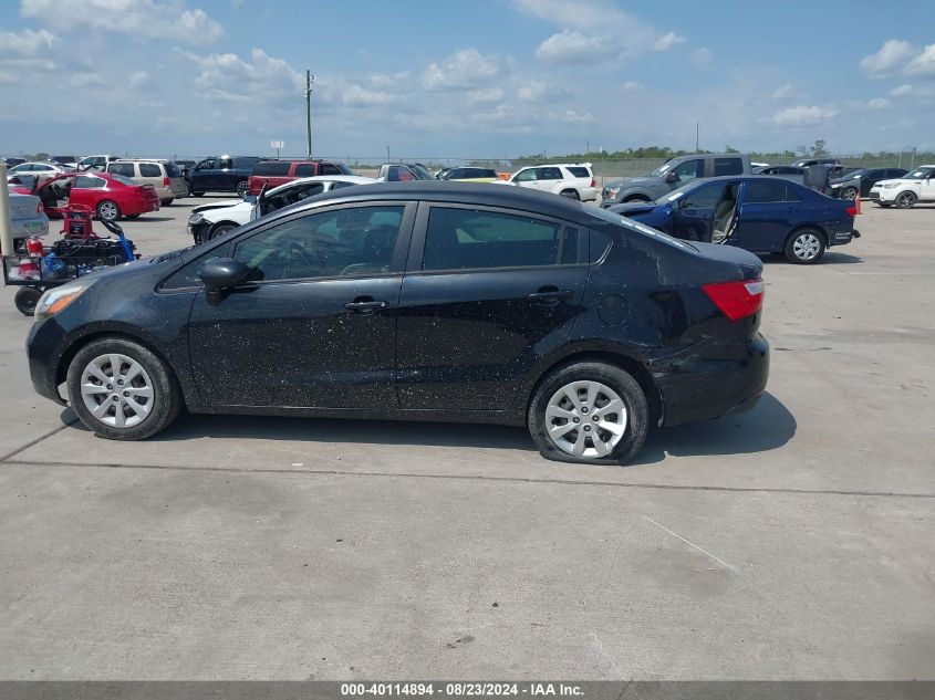 2013 Kia Rio Lx VIN: KNADM4A38D6295239 Lot: 40114894