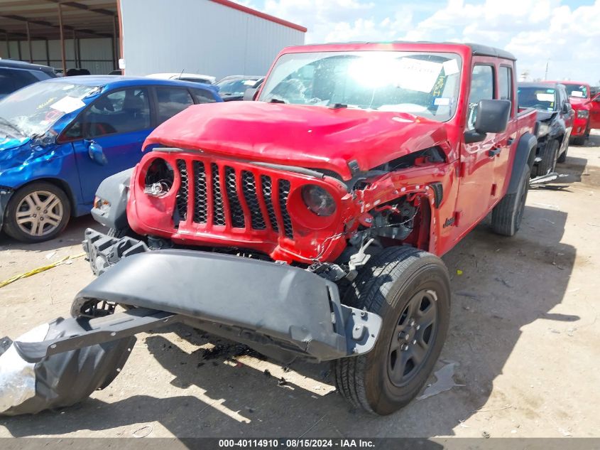 2023 Jeep Gladiator Sport 4X4 VIN: 1C6HJTAG2PL559224 Lot: 40114910