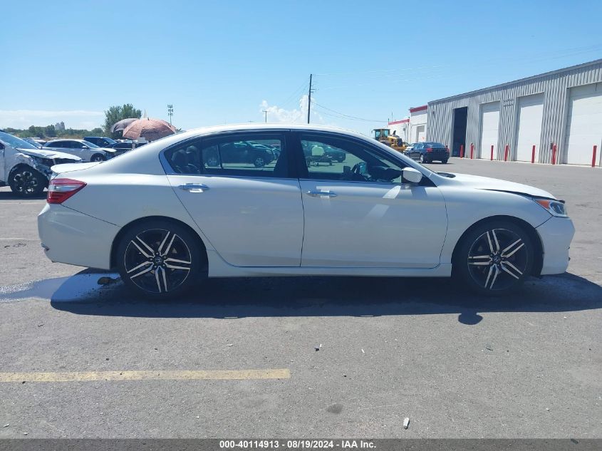 2016 Honda Accord Sport VIN: 1HGCR2F63GA245374 Lot: 40114913