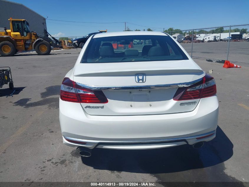 2016 Honda Accord Sport VIN: 1HGCR2F63GA245374 Lot: 40114913