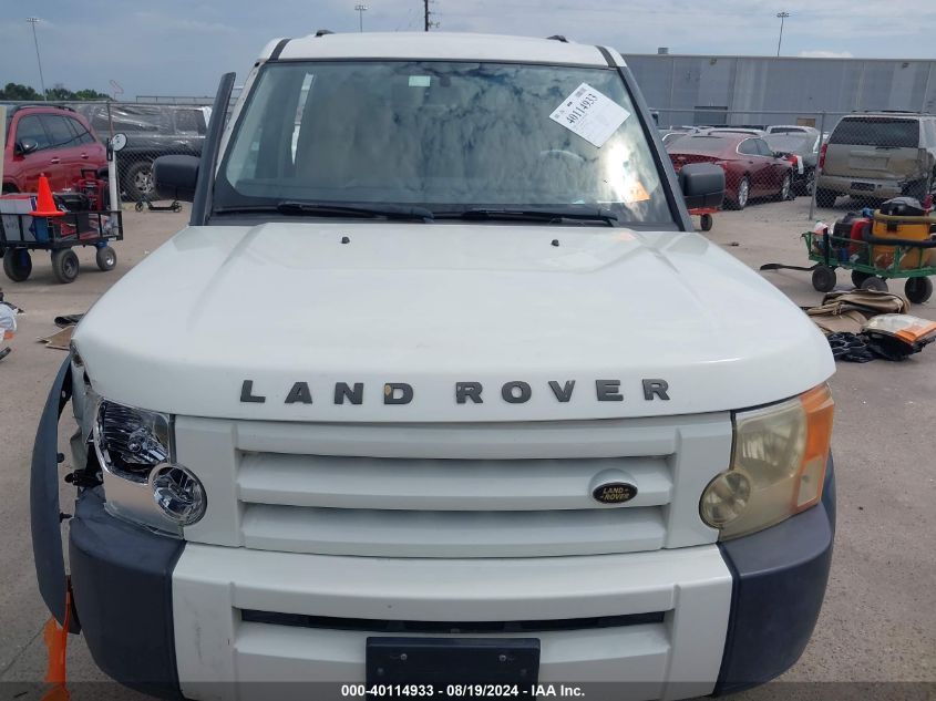 2006 Land Rover Lr3 V6 VIN: SALAE24496A345960 Lot: 40114933