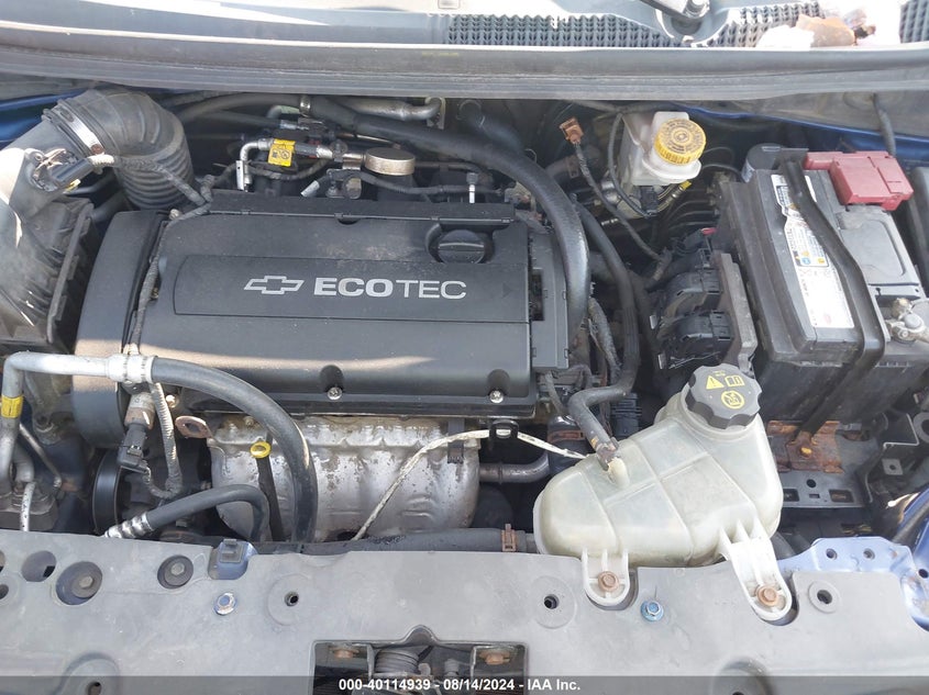 2012 Chevrolet Sonic 2Lt VIN: 1G1JC5SH5C4193179 Lot: 40114939