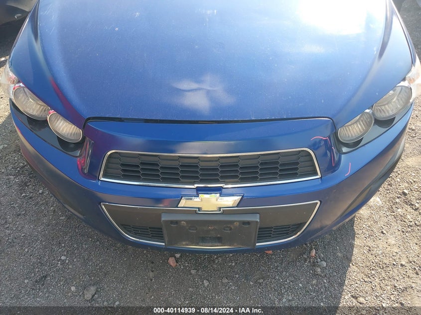 2012 Chevrolet Sonic 2Lt VIN: 1G1JC5SH5C4193179 Lot: 40114939