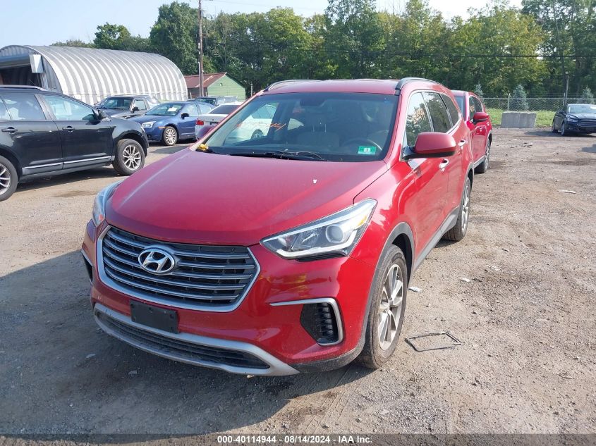 2017 Hyundai Santa Fe Se VIN: KM8SMDHF8HU174038 Lot: 40114944