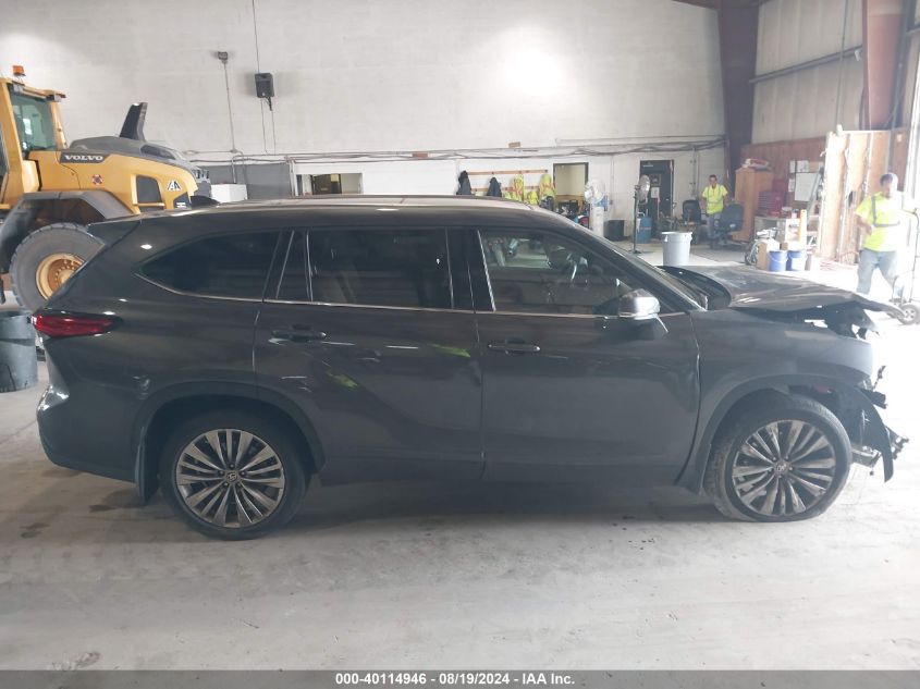 2021 Toyota Highlander Platinum VIN: 5TDFZRBH4MS064181 Lot: 40114946