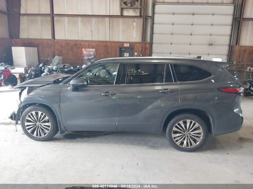 2021 Toyota Highlander Platinum VIN: 5TDFZRBH4MS064181 Lot: 40114946