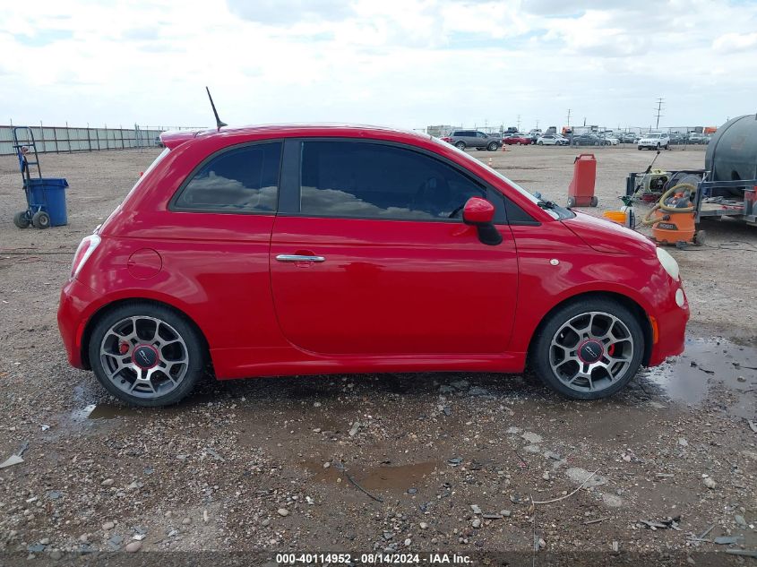 2012 Fiat 500 Sport VIN: 3C3CFFBR1CT126325 Lot: 40114952