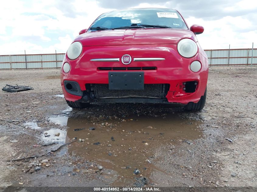 2012 Fiat 500 Sport VIN: 3C3CFFBR1CT126325 Lot: 40114952