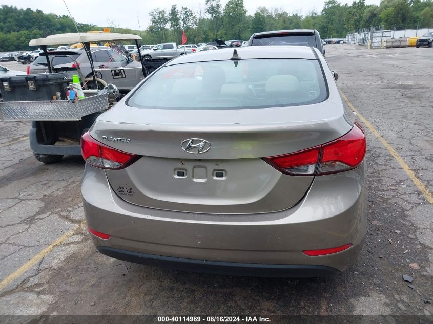 2015 Hyundai Elantra Se VIN: 5NPDH4AE9FH569260 Lot: 40114989