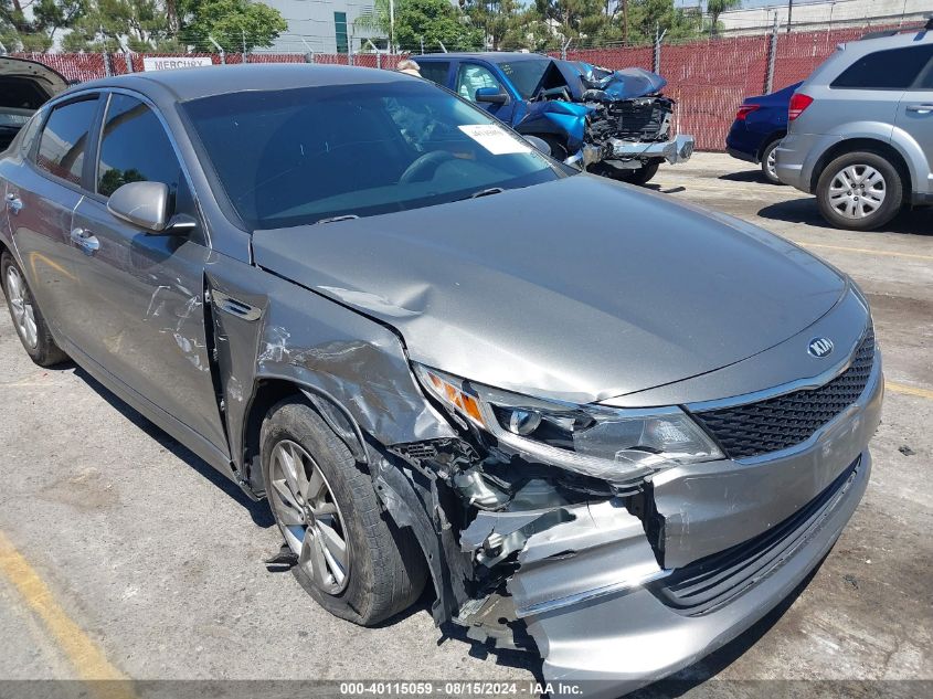 2016 Kia Optima Lx VIN: 5XXGT4L30GG026254 Lot: 40115059