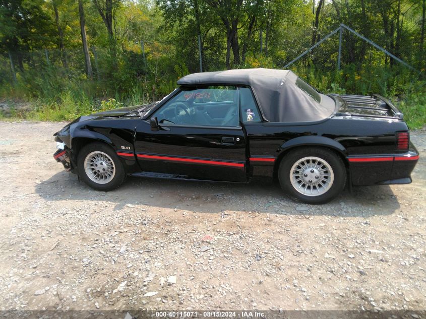 1988 Ford Mustang Gt VIN: 1FABP45EXJF252102 Lot: 40115071