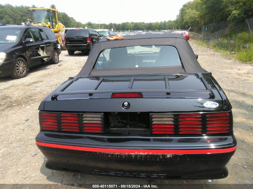 1988 Ford Mustang Gt VIN: 1FABP45EXJF252102 Lot: 40115071