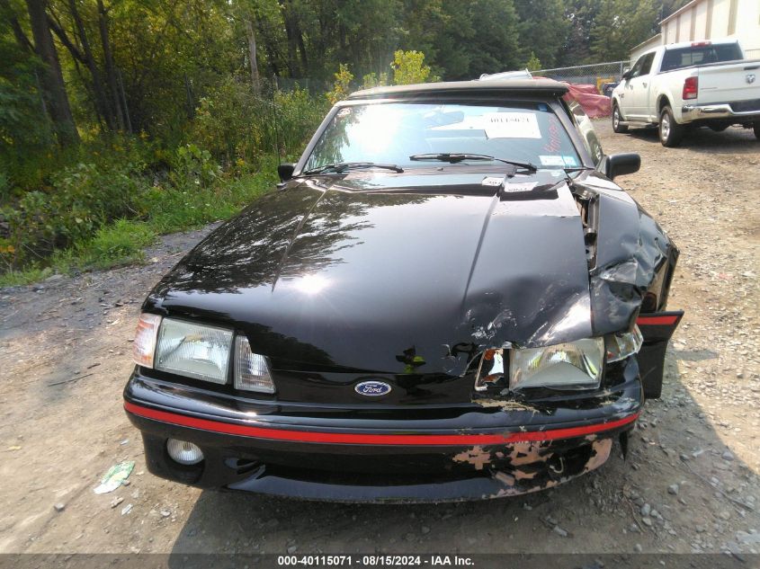 1988 Ford Mustang Gt VIN: 1FABP45EXJF252102 Lot: 40115071