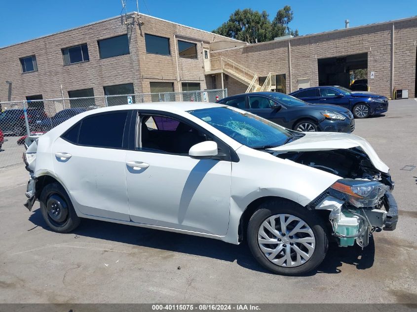 2017 Toyota Corolla Le VIN: 5YFBURHE8HP622204 Lot: 40115075