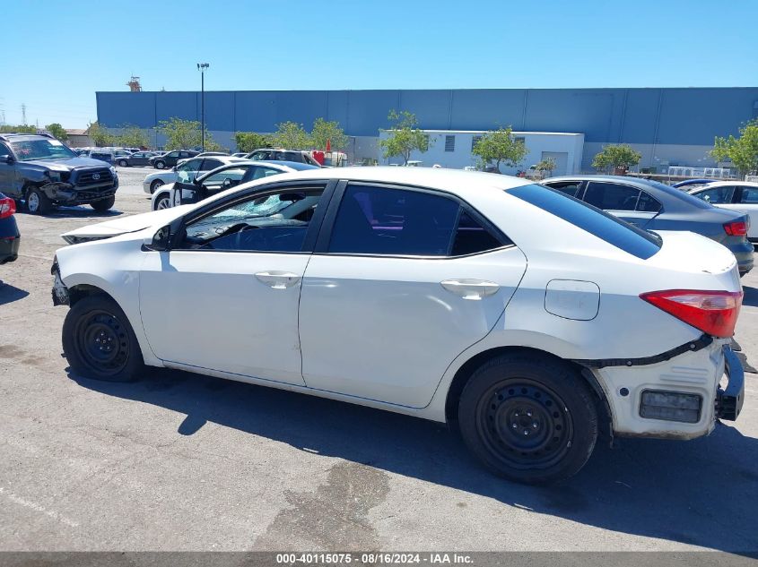 2017 Toyota Corolla Le VIN: 5YFBURHE8HP622204 Lot: 40115075