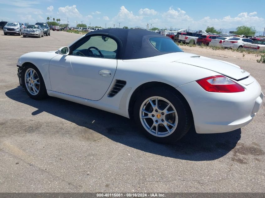 2007 Porsche Boxster VIN: WP0CA29877U710241 Lot: 40115081