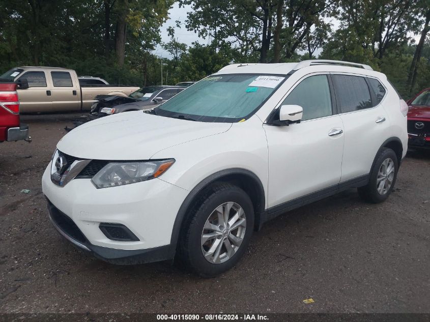 KNMAT2MV2GP717448 2016 NISSAN ROGUE - Image 2