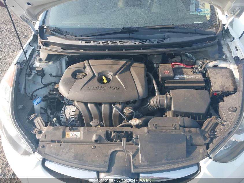 2013 Hyundai Elantra Gls VIN: 5NPDH4AE6DH388033 Lot: 40115108