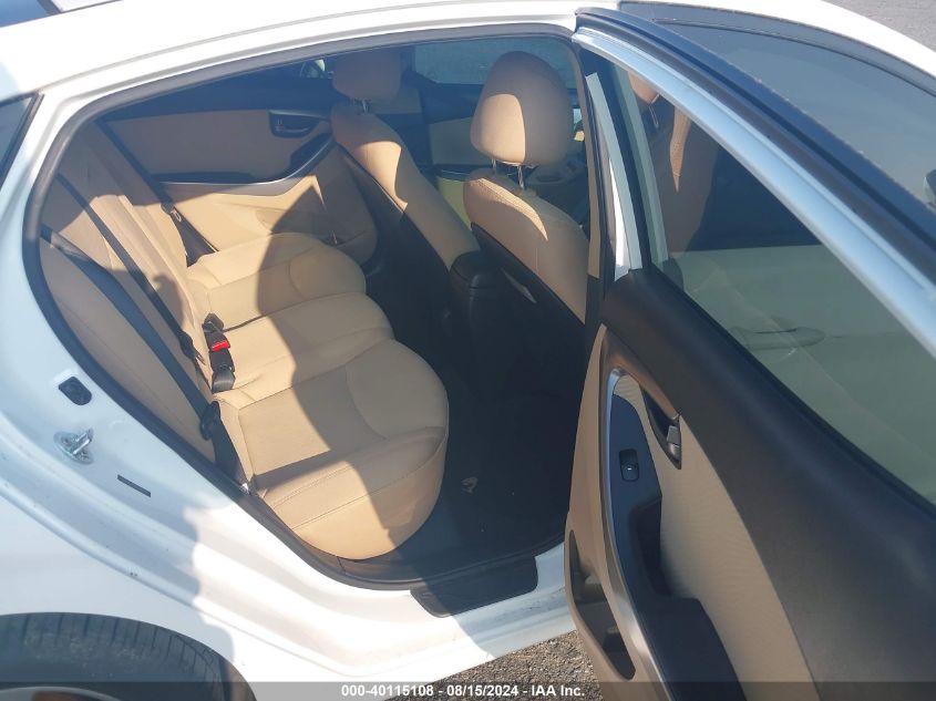 2013 Hyundai Elantra Gls VIN: 5NPDH4AE6DH388033 Lot: 40115108