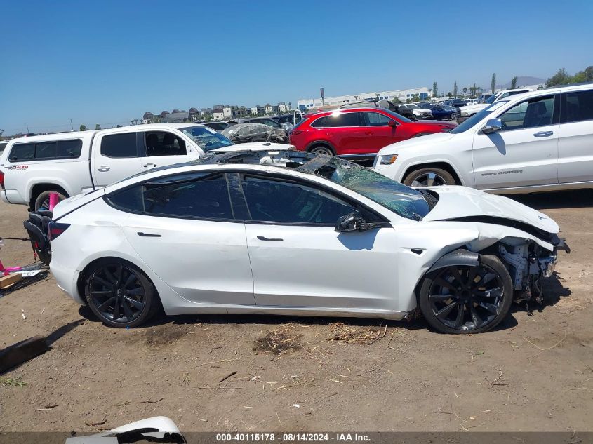 2021 Tesla Model 3 Standard Range Plus Rear-Wheel Drive VIN: 5YJ3E1EA5MF876981 Lot: 40115178