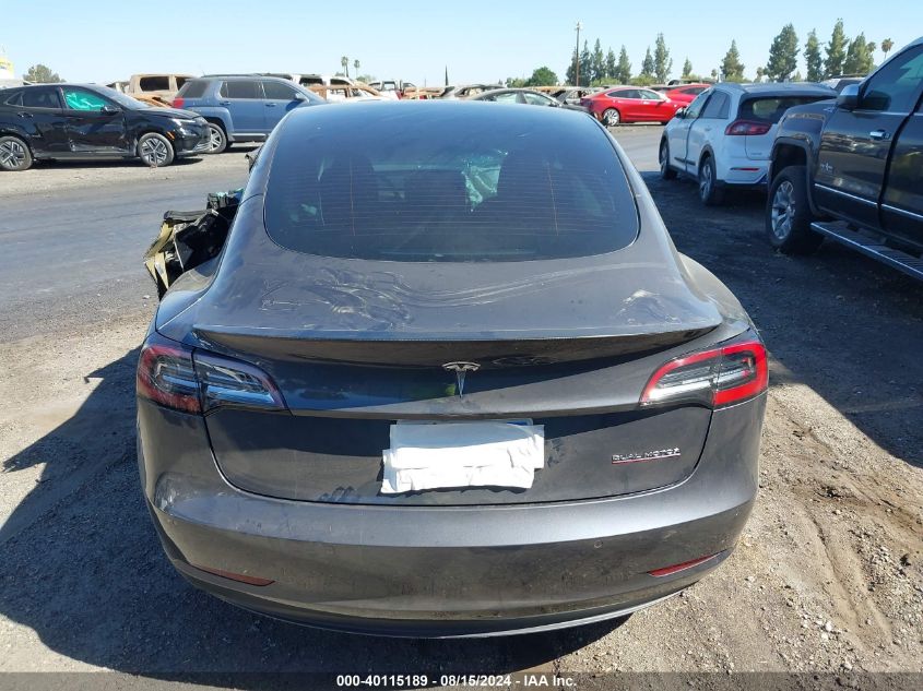 2022 Tesla Model 3 VIN: 5YJ3E1EC8NF127806 Lot: 40115189