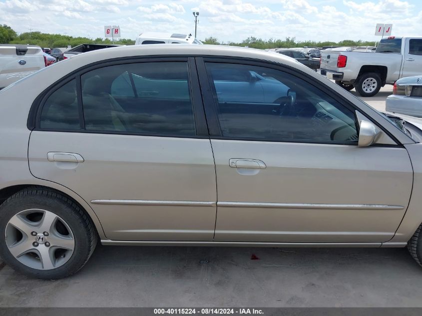 2004 Honda Civic Ex VIN: 2HGES26724H613787 Lot: 40115224