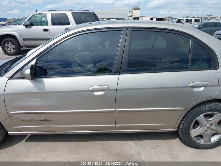 2004 Honda Civic Ex VIN: 2HGES26724H613787 Lot: 40115224