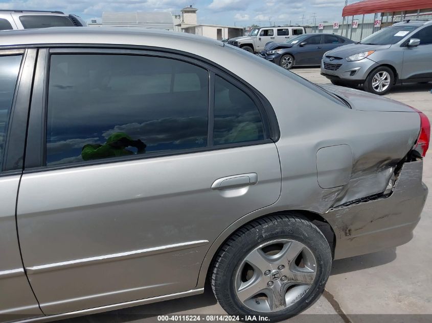 2004 Honda Civic Ex VIN: 2HGES26724H613787 Lot: 40115224