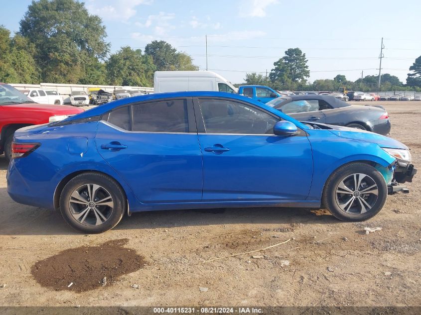 2022 Nissan Sentra Sv VIN: 3N1AB8CV8NY244127 Lot: 40115231