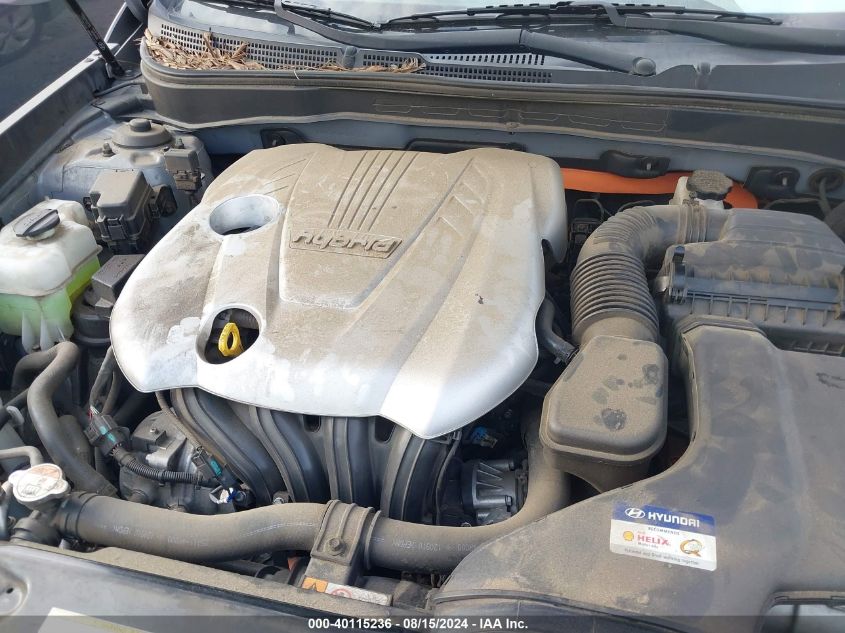 2013 Hyundai Sonata Hybrid VIN: KMHEC4A44DA050319 Lot: 40115236