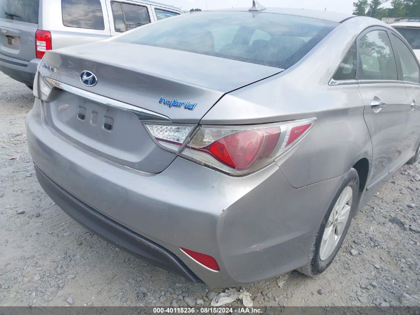2013 Hyundai Sonata Hybrid VIN: KMHEC4A44DA050319 Lot: 40115236