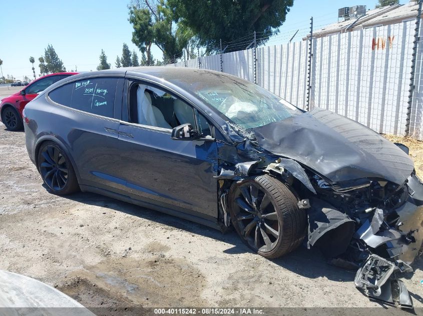 2020 Tesla Model X Long Range Dual Motor All-Wheel Drive/Long Range Plus Dual Motor All-Wheel Drive VIN: 5YJXCBE20LF271822 Lot: 40115242