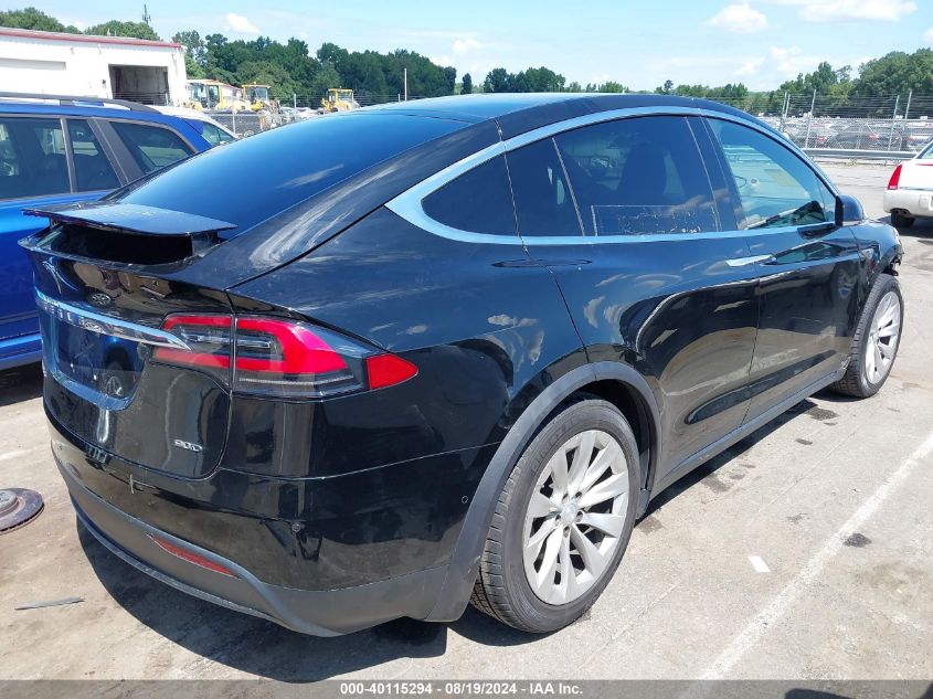 2016 Tesla Model X 60D/70D/75D/90D/P100D VIN: 5YJXCBE24GF017035 Lot: 40115294