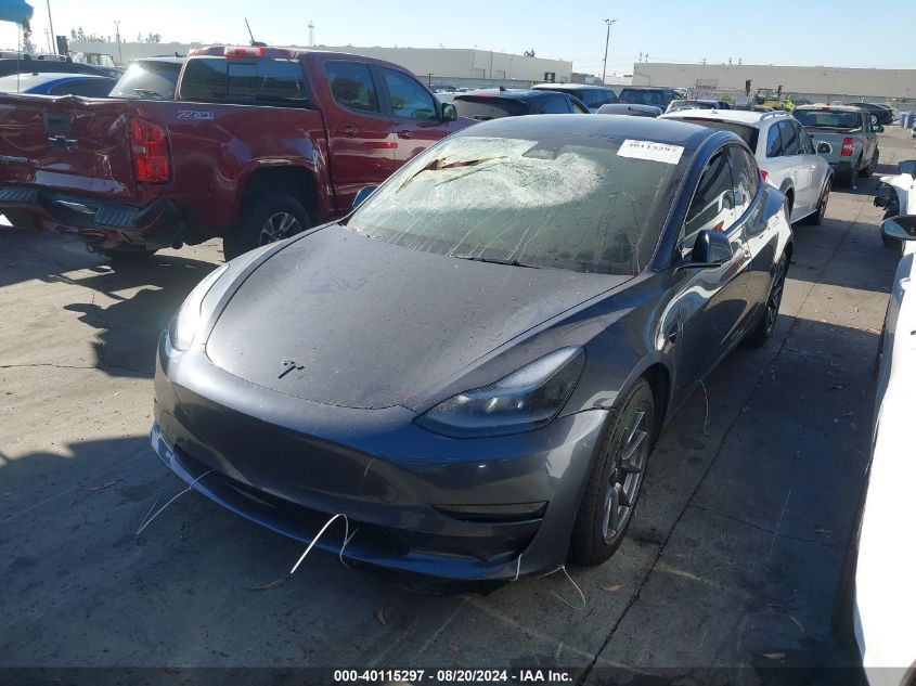 5YJ3E1EA4MF097023 2021 TESLA MODEL 3 - Image 2