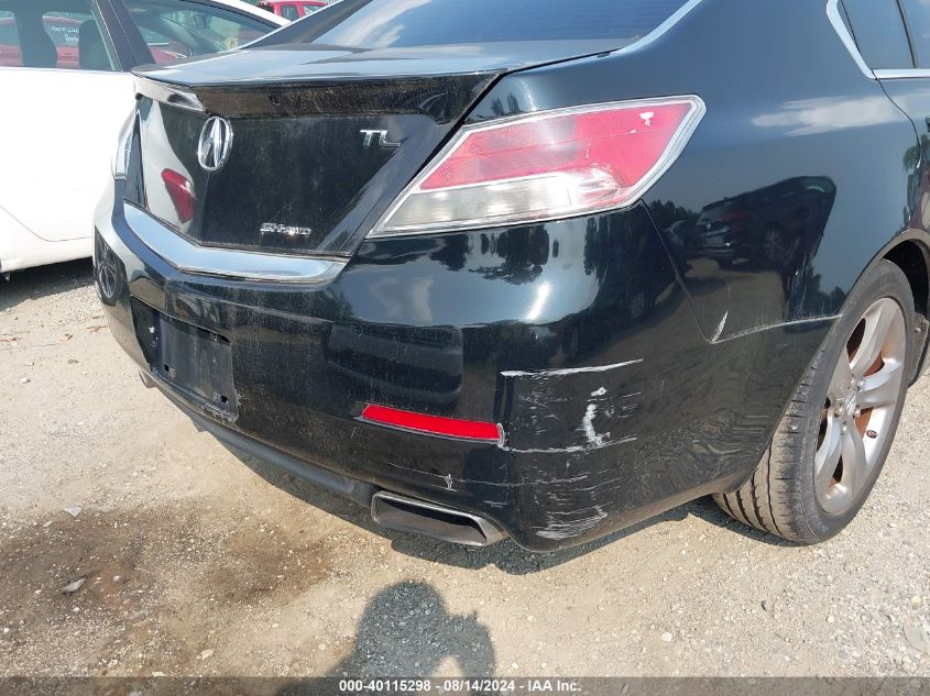 2013 Acura Tl 3.7 VIN: 19UUA9F54DA002678 Lot: 40115298