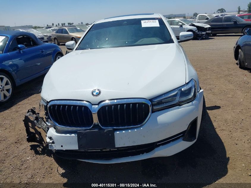 2021 BMW 530I xDrive VIN: WBA13BJ02MCF68180 Lot: 40115301