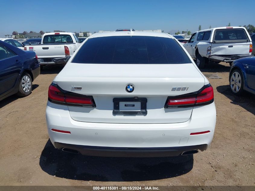 2021 BMW 530I xDrive VIN: WBA13BJ02MCF68180 Lot: 40115301