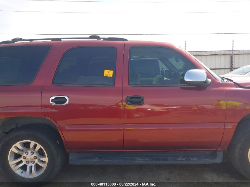 2003 Chevrolet Tahoe Ls VIN: 1GNEC13V93R227429 Lot: 40115309