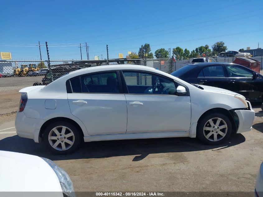 2012 Nissan Sentra 2.0 Sr VIN: 3N1AB6AP1CL719961 Lot: 40115342