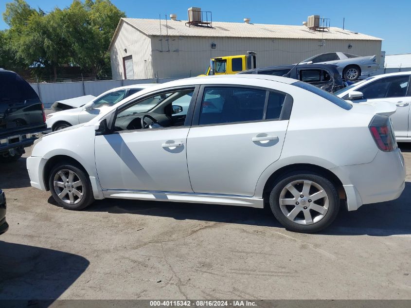 2012 Nissan Sentra 2.0 Sr VIN: 3N1AB6AP1CL719961 Lot: 40115342