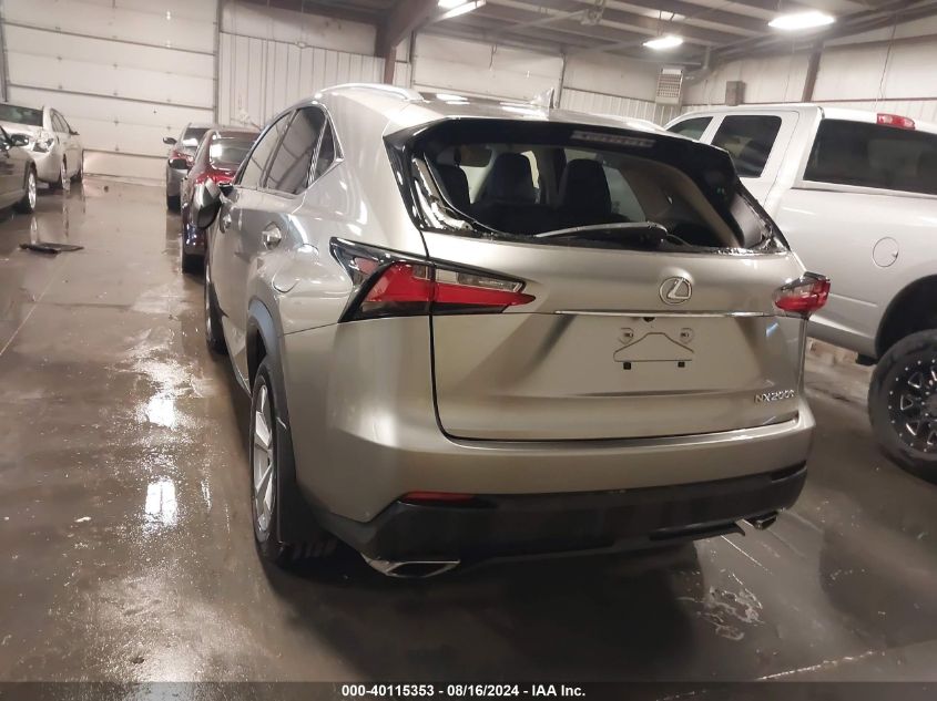 2017 Lexus Nx 200T VIN: JTJBARBZ9H2123590 Lot: 40115353