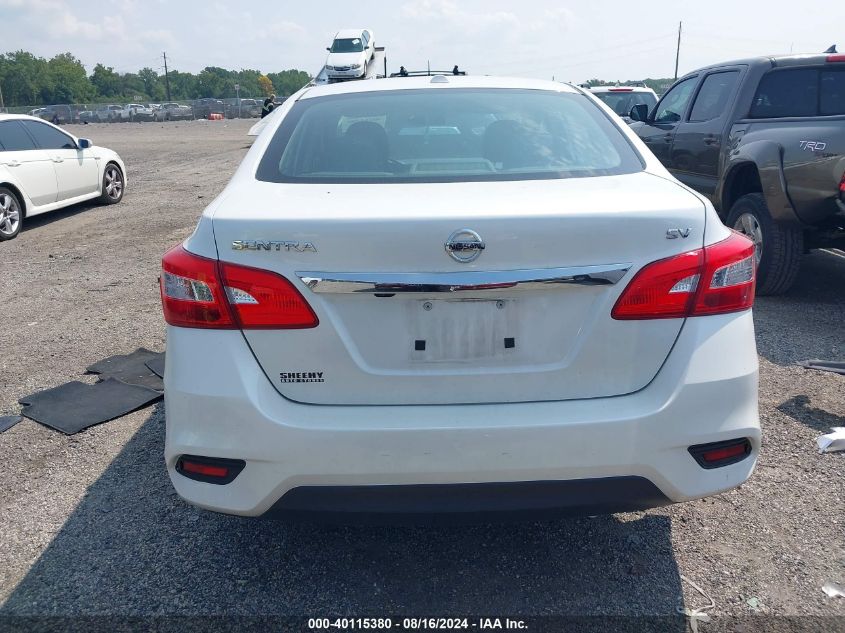 2017 Nissan Sentra Sv VIN: 3N1AB7AP7HY210196 Lot: 40115380