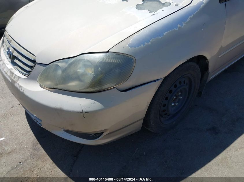 2003 Toyota Corolla Le VIN: 1NXBR32E23Z154713 Lot: 40115408