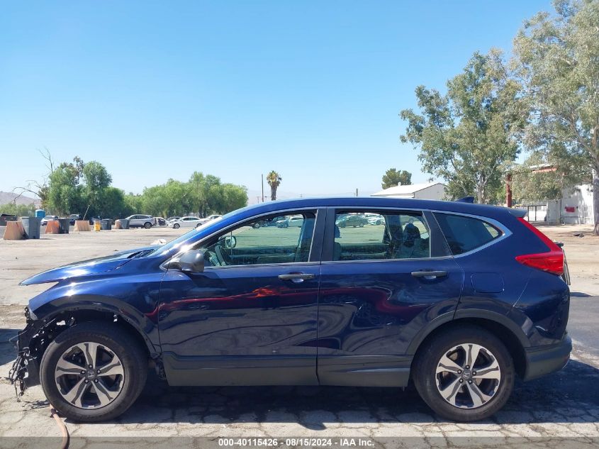 2018 Honda Cr-V Lx VIN: 2HKRW5H3XJH412366 Lot: 40115426