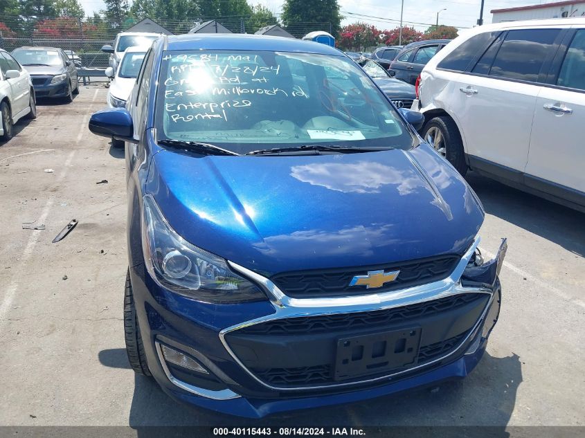 2022 Chevrolet Spark Fwd 1Lt Automatic VIN: KL8CD6SA0NC011735 Lot: 40115443